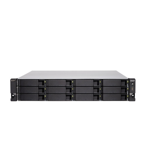 QNAP TS-h1886XU-RP-R2-D1622-32G 12 Bay 2U NAS SATA 6Gbps, 32GB DDR4 ECC RAM, 4 x GbE RJ45 LAN, 2 x 10GbE SFP+, 4 x PCIe expansion slots