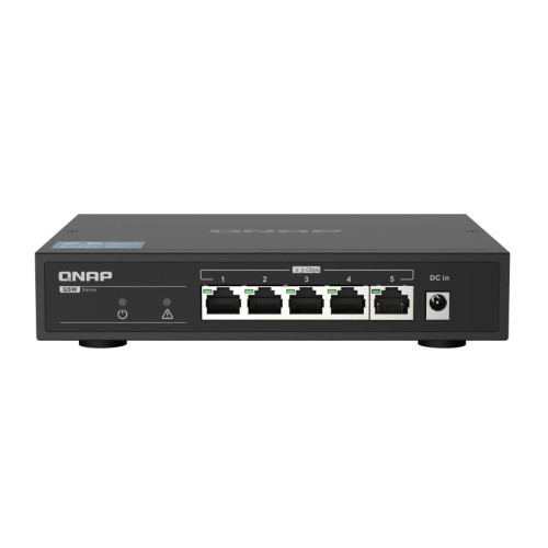 QNAP QSW-1105-5T Instantly upgrade your network to 2.5GbE connectivity 5xPorts 5x2.5GbE