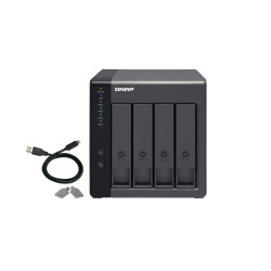 QNAP TR-004, 4 BAY DAS(NO DISK) HARDWARE RAID EXPANSION FOR WIN,MAC,LINUX DEVICE, TWR, 2YR,