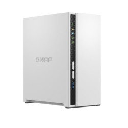 QNAP TS-233 2 Bay NAS ARM 4-core Cortex-A55 2.0GHz processor 2GB Hot-swappable 1xGbE WOL 2xUSB2.0 1xUSB3.2 FAN 2 year warranty