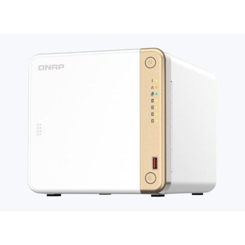 (LS) QNAP TS-462-4G Intel® Celeron® N4505 2-core/2-thread processor, burst up to 2.9 GHz, 4 GB on board (non-expandable) 2 Years Limited Warranty