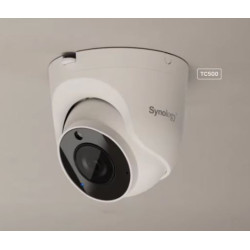 Synology TC500 turret IP cameras Versatile AI camera for securing any location Consistently clear footage, 24/7  3-year Warranty