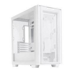 ASUS A21 Micro-ATX White Case, Mesh Front Panel, Support 360mm Radiators, Graphics Card up to 380mm, CPU air cooler up to 165mm