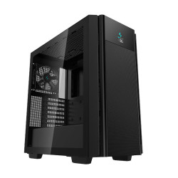 DeepCool CH510 Mesh Digital Mid-Tower ATX Case, Tempered Glass, Display Screen, 1 x 120mm Fan, 2 x 3.5