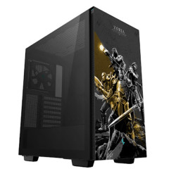 DeepCool CH510 ZORIA Mid-Tower ATX Case, Tempered Glass, 1 x 120mm Fan, 2 x 3.5