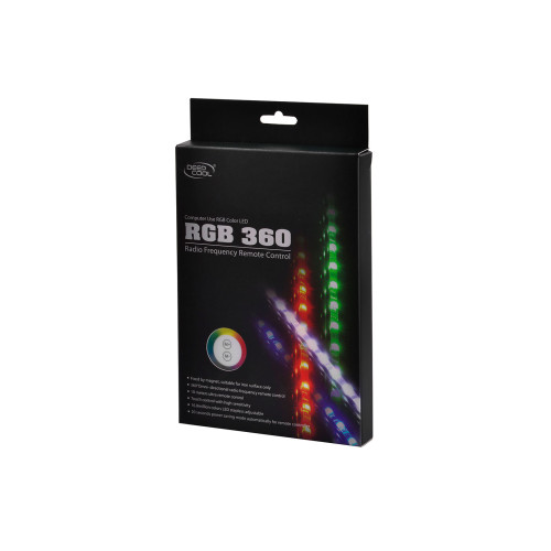 Deepcool RGB Colour LED 360 Strip Lighting Kit (Magnetic), 16.8 Million Colours, Omni Radio(EOL)