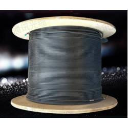 8Ware 350m CAT6A Ethernet Outdoor Underground Shielded External LAN Cable Reel Box Black Copper Twisted Core PE Jacket 23AWG >305m