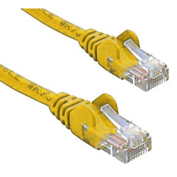 8ware CAT5e Cable 50cm / 0.5m - Yellow Color Premium RJ45 Ethernet Network LAN UTP Patch Cord 26AWG CU Jacket