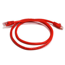 8Ware CAT6A Cable 0.5m (50cm) - Red Color RJ45 Ethernet Network LAN UTP Patch Cord Snagless