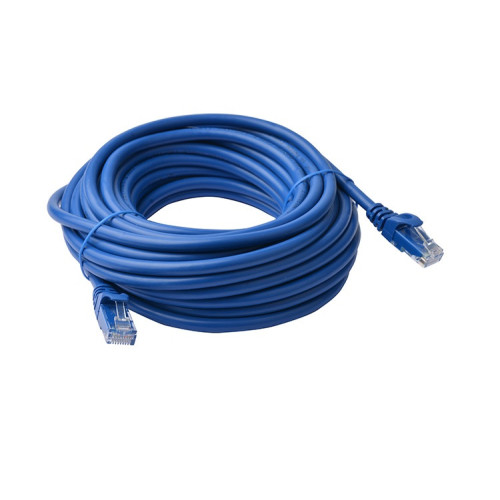 8Ware CAT6A Cable 20m - Blue Color RJ45 Ethernet Network LAN UTP Patch Cord Snagless