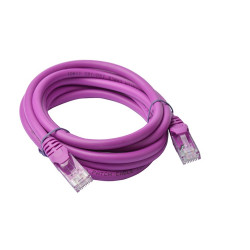 8Ware CAT6A Cable 2m - Purple Color RJ45 Ethernet Network LAN UTP Patch Cord Snagless