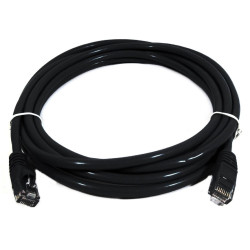 8Ware CAT6A Cable 5m - Black Color RJ45 Ethernet Network LAN UTP Patch Cord Snagless