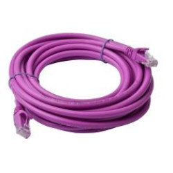 8Ware CAT6A Cable 5m - Purple Color RJ45 Ethernet Network LAN UTP Patch Cord Snagless