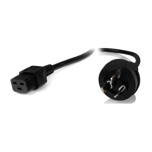 8Ware Power Cable 2m 3-Pin AU to IEC C19 Male to Female