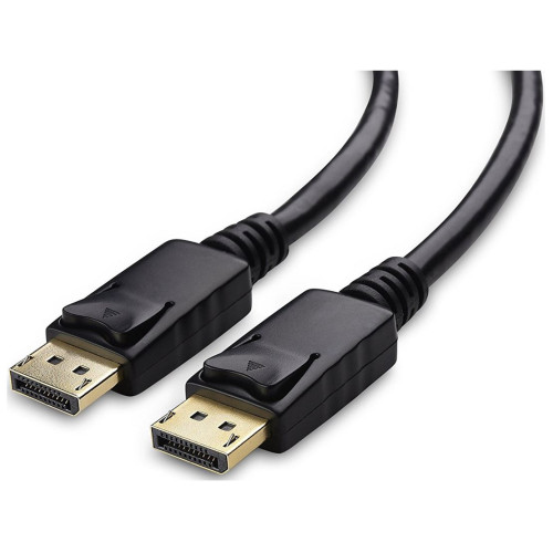 8Ware DisplayPort DP Cable 2m Male to Male 1.2V 30AWG Gold-Plated 4K High Speed Display Port Cable for Gaming Monitor Graphics Card TV PC Laptop