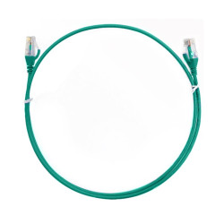 8ware CAT6 Ultra Thin Slim Cable 0.25m / 25cm - Green Color Premium RJ45 Ethernet Network LAN UTP Patch Cord 26AWG for Data Only, not PoE