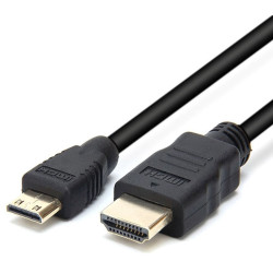 Astrotek Mini HDMI to HDMI Cable 1m with Ethernet 1.4V 3D HD 1080p Male to Male for Camera Camcorder Mobile Laptop Tablet Graphic Video Card