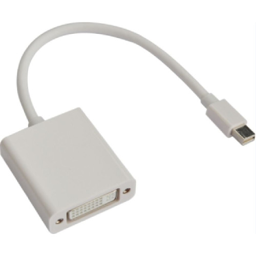 Astrotek Mini DisplayPort DP to DVI Cable 20cm - 20 pins Male to 24+5 pins Female Nickle RoHS