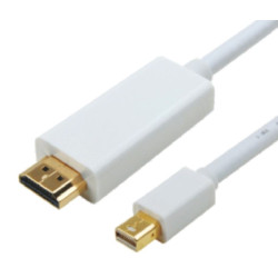 Astrotek Mini DisplayPort DP to HDMI Cable 2m - 20 pins Male to 19 pins Male Gold plated RoHS