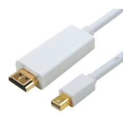 Astrotek Mini DisplayPort DP to HDMI Cable 5m - 20 pins Male to 19 pins Male 32AWG Gold Plated