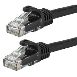 Astrotek CAT6 Cable 20m - Black Color Premium RJ45 Ethernet Network LAN UTP Patch Cord 26AWG CU Jacket