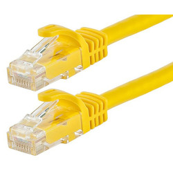 Astrotek CAT6 Cable 25cm/0.25m - Yellow Color Premium RJ45 Ethernet Network LAN UTP Patch Cord 26AWG CU Jacket