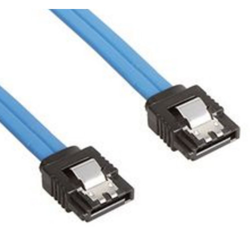 Astrotek SATA 3.0 Data Cable Male to Male Straight 180 to 180 Degree with Metal Lock 26AWG Blue ~CB8W-FC-5080