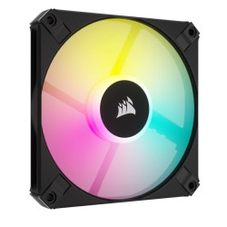 CORSAIR AF SLIM Series, AF120 RGB SLIM, 120mmx15mm Fluid Dynamic Bearing PWM RGB Fan, Single Pack