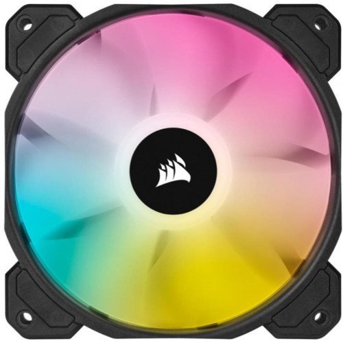 Corsair AF ELITE Series, AF120 RGB ELITE Black, 120mm Fluid Dynamic Fan with AirGuide, Single Pack