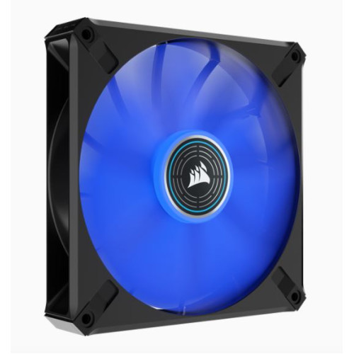 Corsair ML ELITE Series, ML140 LED ELITE, 140mm Magnetic Levitation Blue LED Fan with AirGuide, Single Pack