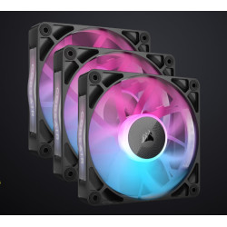 Corsair RX120 RGB iCUE LINK RX120 RGB 120mm PWM Fan Triple Starter Kit