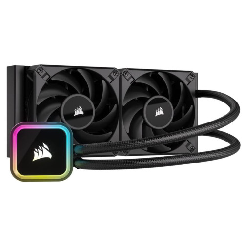 Corsair H115i Elite 280mm Radiator, 2x AF120 Zero RPM, Variable Fans via ICUE,, Ultra Bright RGB Pump Head. Liquid Cooling, 5 Yrs Warranty.