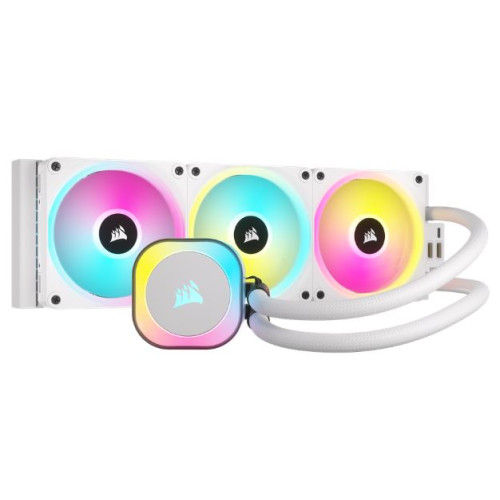 Corsair iCUE Link H150i RGB 360mm AIO CPU Cooler White