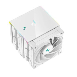 DeepCool AK620 DIGITAL WHITE High Performance Dual Tower CPU Cooler, 6 Copper Heat Pipes, 2x 120 FDB Fans, 260W Heat Dissipation LGA2066/2011-v3/1200/