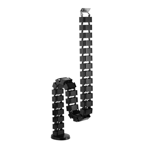 Brateck Quad Entry Vertebrae Cable Management Spine Material.Steel,ABS Dimensions 1300x67x35mm -- Black