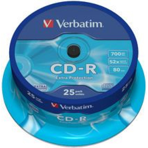 Verbatim CD-R 700MB 25Pk Spindle 52x