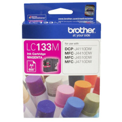 Brother LC-133M Magenta Ink -600 p- MFC-J6520DW/J6720DW/J6920DW and DCP-J4110DW/MFC-J4410DW etc.