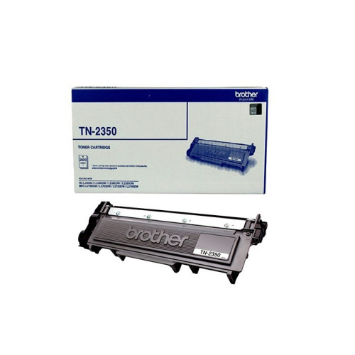 Brother TN-2350 Mono Laser Toner- High Yield Cartridge, HL-L2300D/L2305W/L2340DW/L2365DW/2380DW/MFC-L2700DW/2703DW/2720DW/2740DW up to 2,600 p