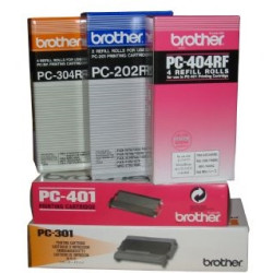 Brother PC302RF A twin pack of thermal printing ribbons - requires PC-301 - 235 A4 pages per ribbon for Fax 920/930 (SO)