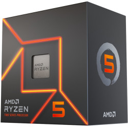 AMD Ryzen 5 7600 6 Cores / 12 Threads, 65 watts, Max Freq 5.2Ghz, 38MB Cache, Wraith Stealth Cooler  Radeon Graphics