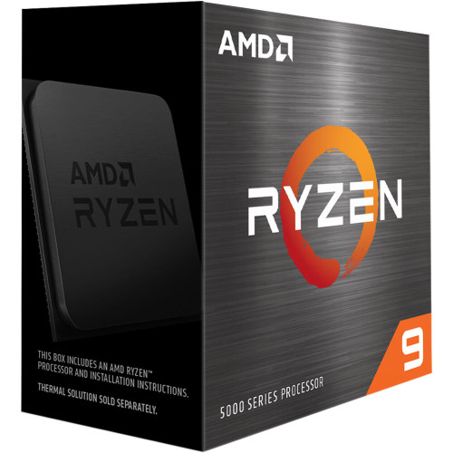 AMD Ryzen 9 5950X Zen 3 CPU 16C/32T TDP 105W Boost Up To 4.9GHz Base 3.4GHz Total Cache 72MB No Cooler (RYZEN5000)(AMDCPU)