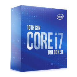 Intel i7-10700K CPU 3.8GHz (5.1GHz Turbo) LGA1200 10th Gen 8-Cores 16-Threads 16MB 95W UHD Graphic 630 Retail Box 3yrs Comet Lake no Fan