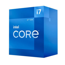 Intel i7 12700 CPU 3.6GHz (4.9GHz Turbo) 12th Gen LGA1700 12-Cores 20-Threads 25MB 65W UHD Graphic 770 Unlocked Retail Box Alder Lake with fan