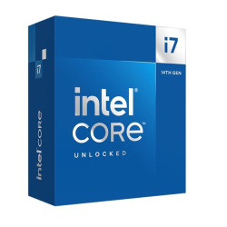 Intel i7 14700K CPU 4.3GHz (5.6GHz Turbo) 14th Gen LGA1700 20-Cores 28-Threads 33MB 125W UHD Graphic 770 Unlocked Retail Raptor Lake no Fan