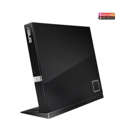 ASUS SBW-06D2X-U/BLK/G/AS/P2G Portable 6X Blu-ray Slim Portable Burner with M-DISC support for lifetime data backup and Windows and Mac OS compatibili