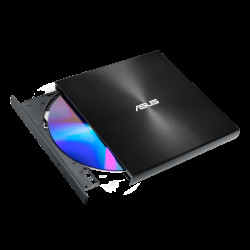 ASUS SDRW-08U8M-U/BLK/G/AS/P2G ZenDrive U8M Ultraslim External DVD Drive  Writer, Black, USB C Interface, For Windows  Mac OS, M-DISC Support