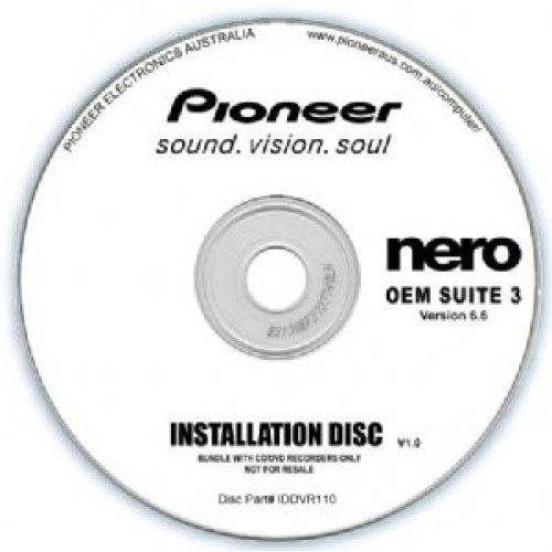 Pioneer Software Nero Suite 3 OEM Version 6.6 - Play Edit Burn  Share Blu-ray  3D contents - PowerDVD10 InstantBurn5.0 Power2Go8.0 PowerProducer5.5