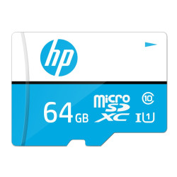HP U1 64GB MicroSD SDHC SDXC UHS-I Memory Card 100MB/s Class 10 Full HD Magnet Shock Temperature Water Proof (No Adaptor)