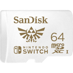 (LS) SanDisk 64GB microSD UHS-I Card for Nintendo Switch 100MB/s 60MB/s -25ºC to 85ºC microSDHC microSDXC microSDHC UHS-I microSDXC UHS-I