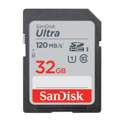 SanDisk Ultra 32GB SDHC SDXC UHS-I Memory Card 120MB/s Full HD Class 10 Speed Shock Proof Temperature Proof Water Proof X-ray Proof Digital Camera